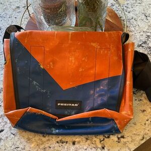 FREITAG Orange and Blue Men's Messenger Bag